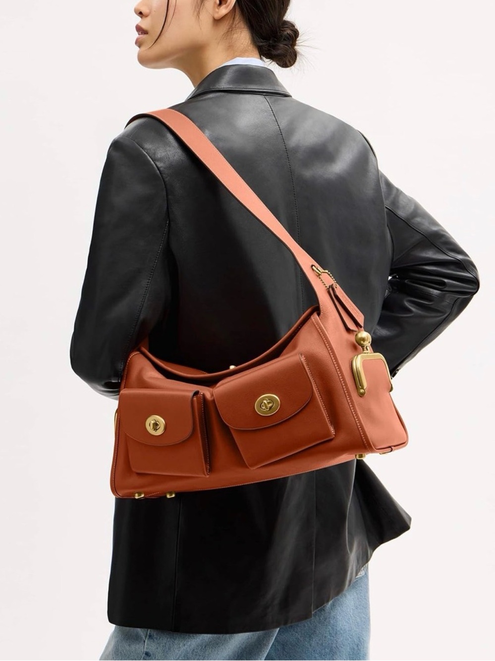 🤍New Coach Haversack Amber Brown (Sold Out)